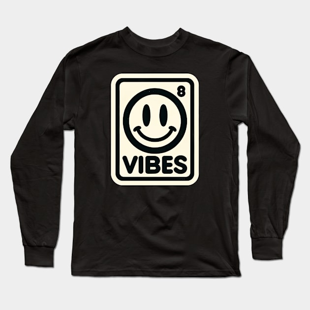 smile emoji vibes Long Sleeve T-Shirt by Dracoola